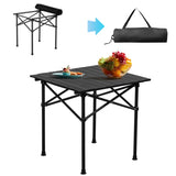 ZNTS Portable Folding Camping Table for 2-4 Persons, Ultralight Collapsible Table Outdoor Camp Table for 60977335