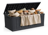 230 Gallon Large Outdoor Storage XXL Deck Box for Patio Furniture, Outdoor Cushions, Garden Tools K1163P306621