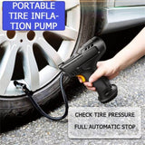 ZNTS 1PC 4000mAh 150PSI Inflator - Portable Car Air Compressor Inflator Wireless and Wired Handheld 71307049