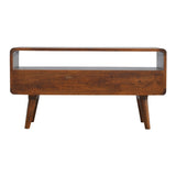 Artisan Furniture Solid Wood Curved Chestnut Media Unit B182P280763