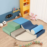 Soft Climb and Crawl Foam Playset 6 in 1, Soft Play Equipment Climb and Crawl Playground for N710P223031D