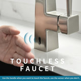 Touchless Kitchen Faucet,Hands Free Automatic Smart Kitchen Faucet W1932P149032