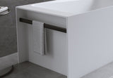 51'' Solid Surface Matte Tub, Freestanding Solid Surface Resin Stone Bathtub, Solid Surface Matte W2753P294506