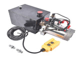 8 Quart Double Acting Hydraulic Power Unit Dump Trailer Hydraulic Pump 12V DC 3200 PSI SAE 6 87233707
