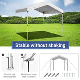 10X10ft Outdoor canopy pop-up gazebowhite 40020135