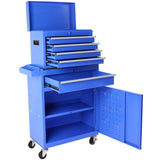 5-Drawer Rolling Tool Chest, High Capacity Tool Storage Cabinet W/Lockable Wheels, Adjustable Shelf W1239132607