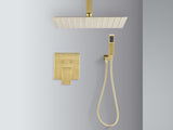 Ceiling Mounted Shower System Combo Set with Handheld and 12"Shower head 27426006