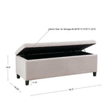 ZNTS Tufted Top Soft Close Storage Bench B03548755