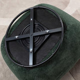 Luxury Modern Swivel Accent Chair, Tight Back Ice Flower Velvet Sofa Chair, Minimalist Style Comfy W2664P256537