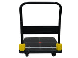 Foldable Platform Push Hand Truck Cart, 880 lbs. Weight Capacity, 2 Swivel Brake Wheels W2916P210403