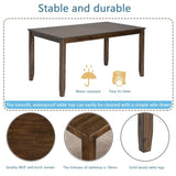 Wooden Dining Rectangular Table, Kitchen Table for Small Space, 4 Person Dining Table, Walnut
ONLY W1998126364