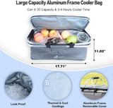 Collapsible Wagon Heavy Duty Folding Wagon Cart with Removable Canopy, 4" Wide Large All Terrain 37139620