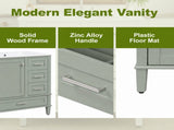 30" Bathroom Vanity, Modern Bathroom Cabinet with Sink Combo Set, Bathroom Storage Cabinet with 1 N729P370363F