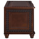Deep Tobacco Flip Open Storage Cedar Chest B062P153828
