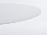 42.1" White Color Top Tulip Table, Mid-century Dining Table for 4-6 People - Round MDF Table Top W234P351011