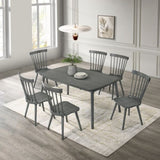 Rustic Farmhouse Dining Chairs, Solid Wood Side Chairs for Kitchen & Dining Room, Easy W2537P211108