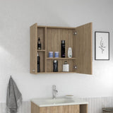 Sines Medicine Cabinet, Four Internal Shelves, Single Door -Pine B20092078