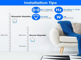 6 Pack Ultrasonic Pest Repeller, Operation Pest Wide Coverage Dual-Frequency Pest Control for Home 21552354