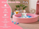 42 Inch Kids Round Foam Ball Pits with 25D Sponge Filling and Washable PU Cover 06215711