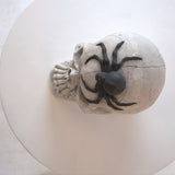 Demon Skull,Suitable for Outdoor Fireplace and Fire Pit, Halloween Decoration W2734P194123