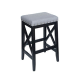 SADDLE BARSTOOL 65637.00LGRY