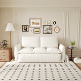 70.9" Pull Out Sofa Bed, 3-Seat Convertible Sleeper Sofa with 2-in-1 Pillow and Blanket W1885P263555