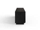 89 inch TV Stand for TVs up to 100 inches, No Assembly Required, Black Finish B108P255354
