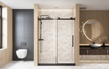 Frameless Single sliding shower door 60 "W x 76" H, 1/4 " Clear Tempered Glass, Explosion W1675P307002
