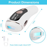 Laser Hair Removal For Woman Man Ice Cooling Permanent IPL Hair Remover with Painless 999999 Flashes 39010425