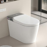 ZNTS Smart Toilet, Smart Bidet Toilet with Remote Control, Raised Tankless Toilet with LED Display, W2026P200286