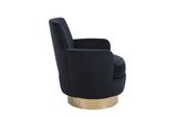 Velvet Swivel Barrel Chair, Swivel Accent Chairs Armchair for Living Room, Reading Chairs for W1361116870