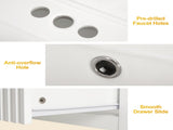 24'' Bathroom with Sink Set, Floating Bathroom Storage Cabinet with Doors and Drawers, Modern 40241163