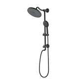 5-Setting Handheld Shower System Slide Bar Combo Rain Showerhead, Dual Shower Head Spa System W121952131