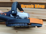 5 Inch Concrete Surfacing Grinder, 1500W 14A Motor, 7 Adjustable Speed Angle Grinder Kit with 30641062