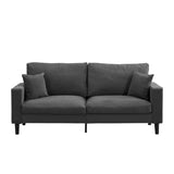 74" High Resilience three seater Sofa, Wooden Frame 3 Seat Sofa, Comfy,Modern Upholstered W2297P264467