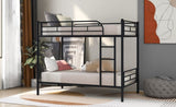 ZNTS Twin Over Twin Metal Bunk Bed 03189472