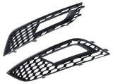 2X Front Bumper Fog Light Grille Cover fit for Audi A4 B8.5 2013-2016 8K0807681K01C 49327858
