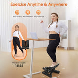 ZNTS Steppers for Exercise, Stair Stepper with Resistance Bands, Mini Stepper with 330LBS Loading 07186320