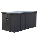 ZNTS 120 Gallon Outdoor Storage Deck Box Waterproof, Large Patio Storage Bin for Outside Cushions, Throw W1859P197914