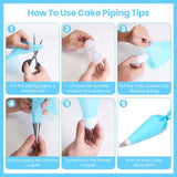 236Pcs Cake Decorating Kit - Baking Tools with 46 Tips, 4 Couplers, 6 Cookie Molds & More - Safe 23995049