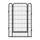 ZNTS 8 Panels Heavy Duty Metal Playpen with door,39.37"H Dog Fence Pet Exercise Pen for Outdoor, Indoor W2181P191361