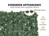 96"x72" Artificial Faux Ivy Leaf Fence Screen for Exterior Garden, Yard, Balcony, Patio 75759467