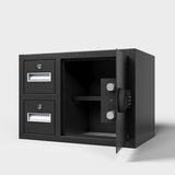 Steel Security Safe and Lock Box with Electronic Keypad - Secure Cash, Jewelry, ID Documents, W396P278366