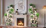 Plant Stand Indoor with Grow Lights, 9 Tiered Indoor Plant Stand, 63" Metal Plant Shelf, Tall Plant T3210P356964
