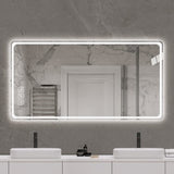 40x32 Inch LED Bathroom Mirror Vanity Mirrors with Front Lights Wall Mounted Anti-Fog Frameless Make W2071137652