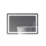 15 in. H LED Single Vanity Mirror in Polished Crystal Vanity LED Mirror for W2026P203528