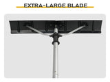 6.5 m 5-Section Extendable Roof Snow Rake Aluminum Pole ABS Shovel Head, One-Key Folding 17668951