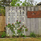 4 Pack Metal Garden Trellis 71" x 19.7" Rustproof Trellis for Climbing Plants Outdoor Flower Support W1586135958