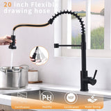 Touchless Kitchen Faucet,Hands Free Automatic Smart Kitchen Faucet Black Smart Kitchen Faucet W1932P156238