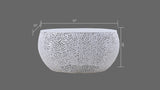 T3502-32 Round Coffee Table in White B009140729